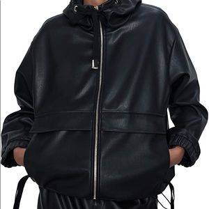 Zara Faux Leather Jacket